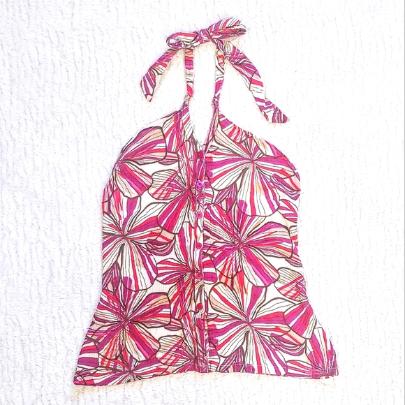 Tropical Halter Top - Picture 1 of 9